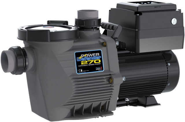 PowerDefender SVL 270 variable speed in-ground pool pump with motor and control housing
