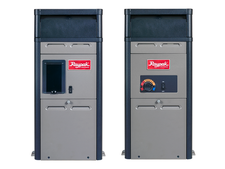 Raypak P-R106A-AN-C 0-4999 106A and 156A above-ground gas pool heater.