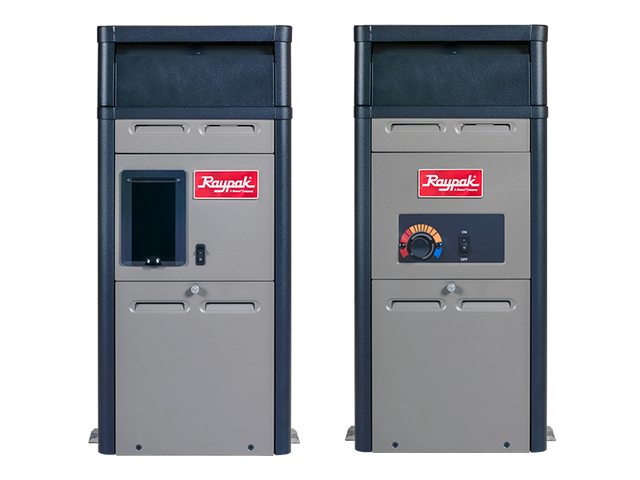 Raypak P-R156A-EP-C 7000-10000 106A and 156A above-ground gas pool heater.