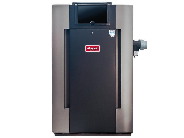 Raypak Digital 206A–406A gas pool heater, official manufacturer product image.