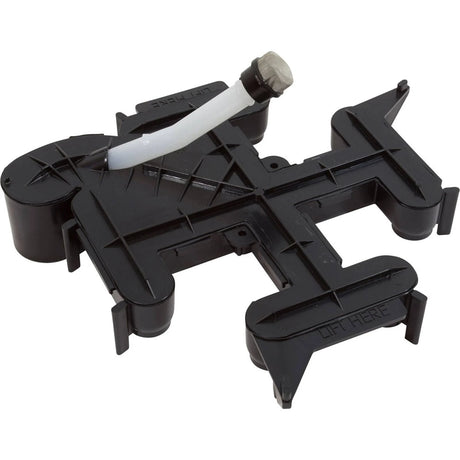 Black Pentair manifold top with air bleed tube and lift tabs