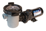 Hi‑Flo II Above‑Ground Pump – 1.0 HP, 2‑Speed Motor, 3′ Twist‑Lock Cord & Integrated Trap | SD-07-2-T