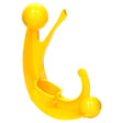 Yellow Zodiac G2 weight/float assembly with curved float arms and ball ends