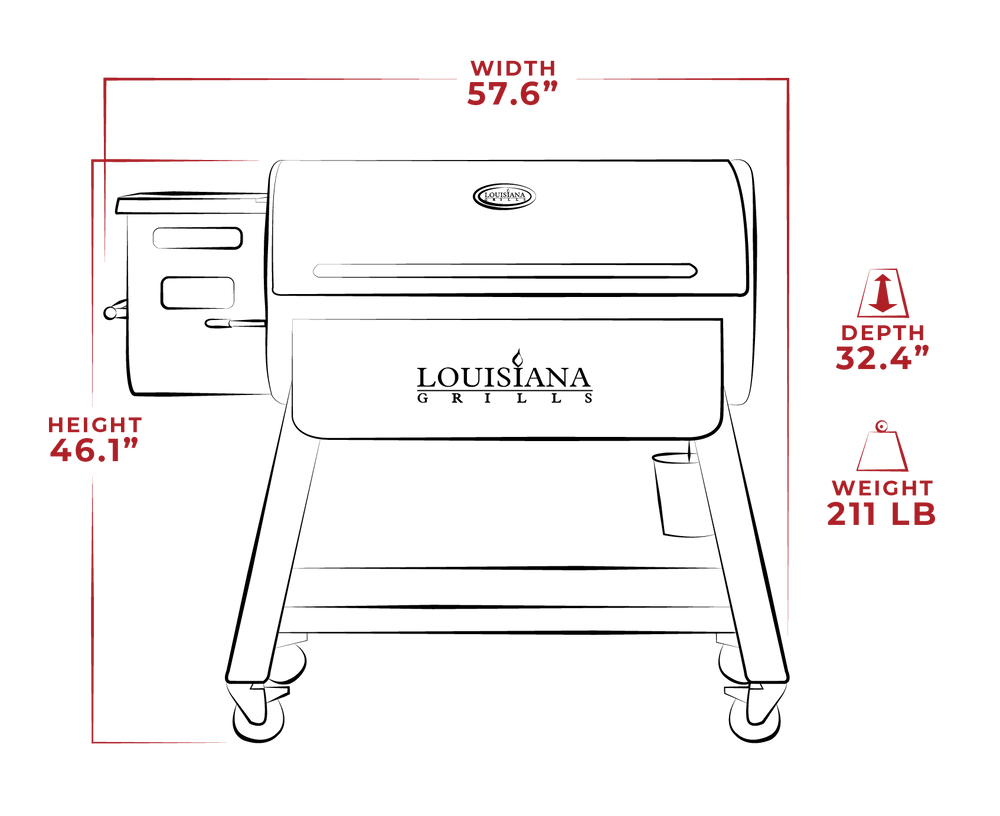 LG 1200 BLACK LABEL SERIES GRILL WITH WIFI CONTROL