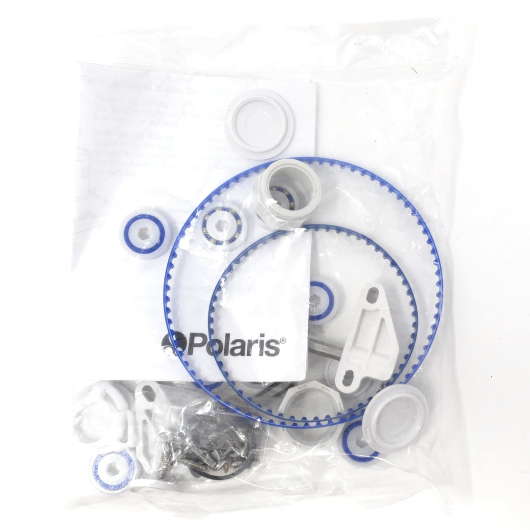 top view of package of belt and bolts- Polaris Vac-Sweep 380 Rebuild Kit - ePoolSupply