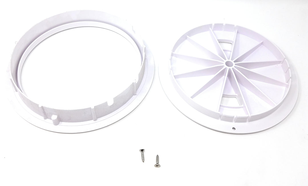 QuikSkim Deck Lid & Ring (White) - Pentair In-Floor(A&A)
