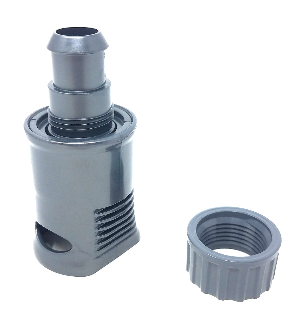 Side View of Pentair Racer / Racer LS Pressure Side Cleaner Feedline Quick Connector to cleaner Kit - ePoolSupply