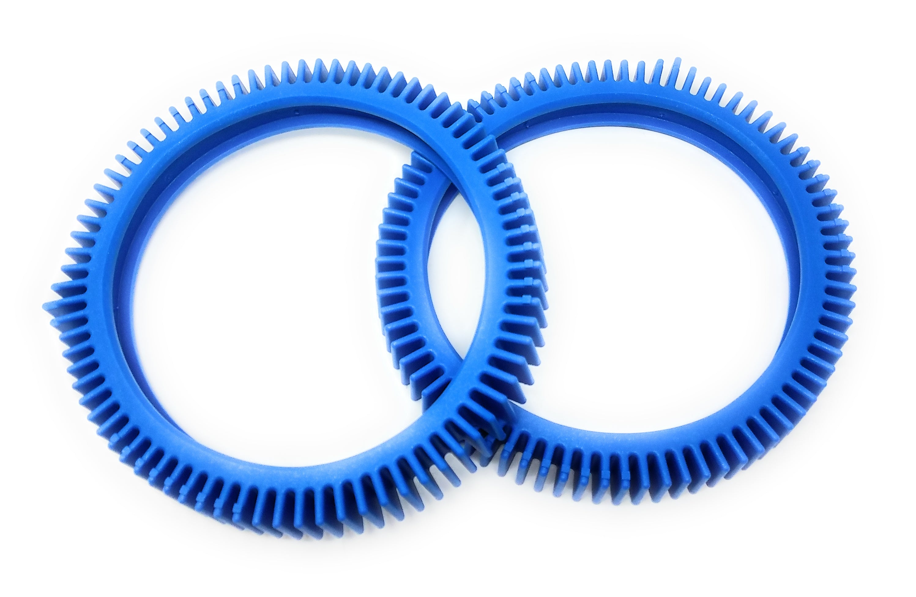 Vorderreifen-Set Für Hayward Poolreiniger (2 Stück) – Blau, Mit Super Hump, Ø 19,8 Cm