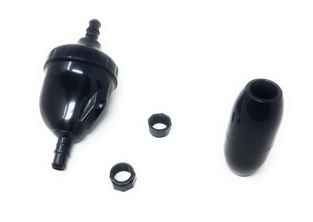 Top View of Pieces Together- Polaris 3900 Sport / "Trade Grade" TR35P Pressure Cleaner Back-up Valve Kit, Black