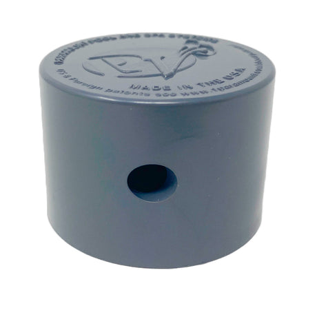 Gray twist-lock step nozzle cap with side opening