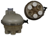 A&A Top Feed Complete 1.5" 2 Port Actuator T-Valve - ePoolSupply