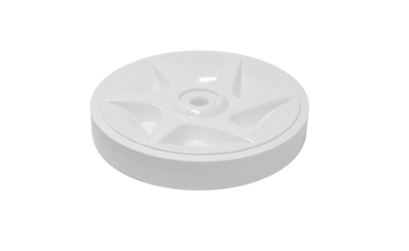 White replacement wheel for Pentair Kreepy Krauly Warrior pool cleaner