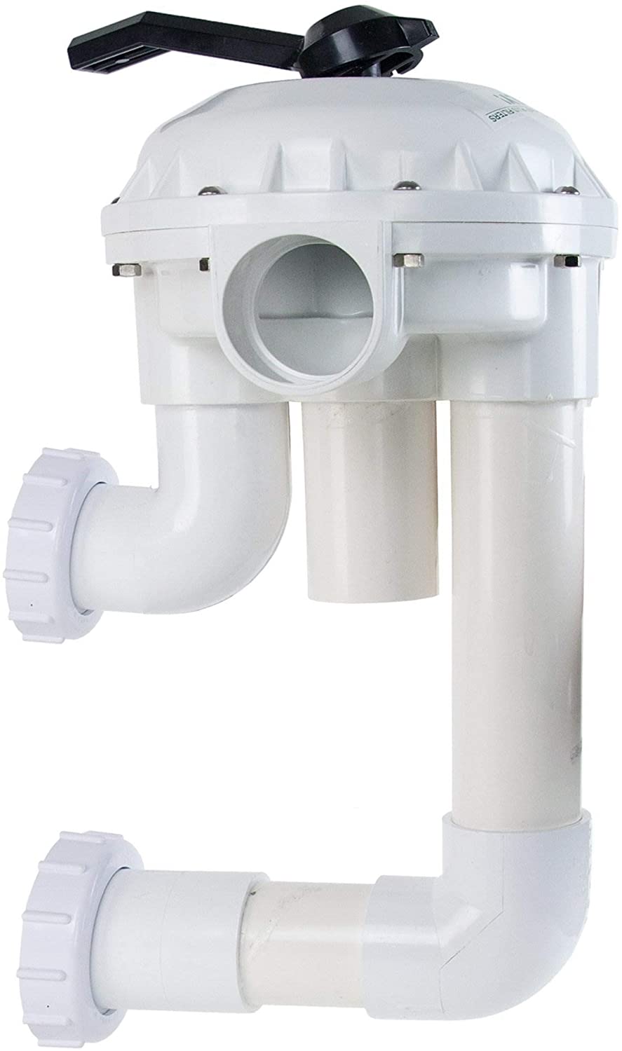 Front View of Pentair 2-Inch HiFlow Valve with Plumbing Replacement Pool and Spa D.E. Filter - ePoolSupply