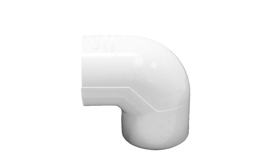 Side View of American Granby Inc Schedule 40 PVC 0.75 Inch 90 Degree Elbows - ePoolSupply