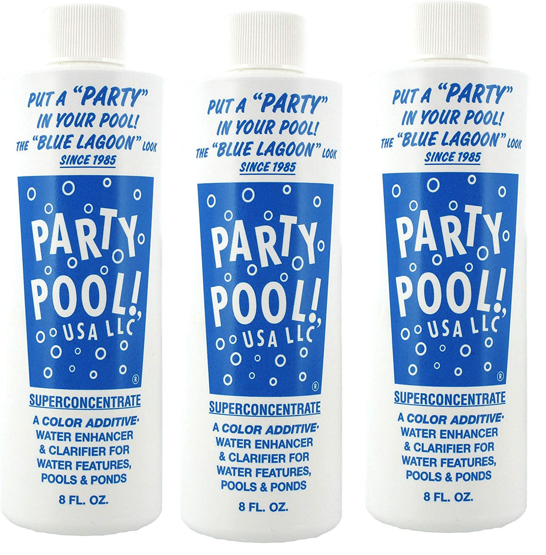 Party Pool Color Additive Blue Lagoon - 3 Pack
