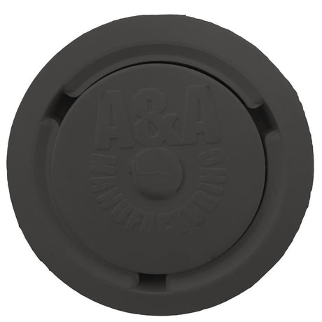 Black Pentair/A&A Style 2 low flow pop-up head with A&A logo