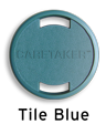 Caretaker 99 Threaded In-Floor Pool Cleaning Head (Tile Blue) - Top View