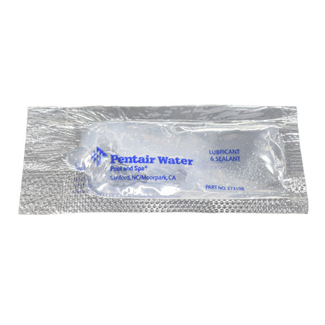 Pentair Water lubricant and sealant packet in silver foil packaging