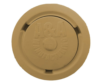 Pebble gold A&A low flow pop-up pool head insert, top view