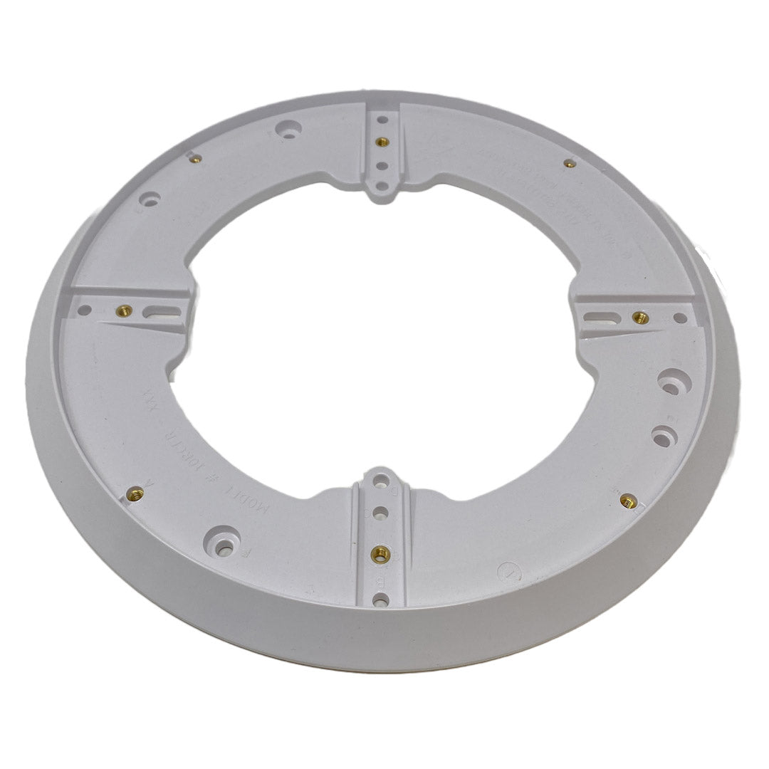 A&A Manufacturing AquaStar 10" Round Debris Removal Drain (White-Star (Anti Vortex) - mount