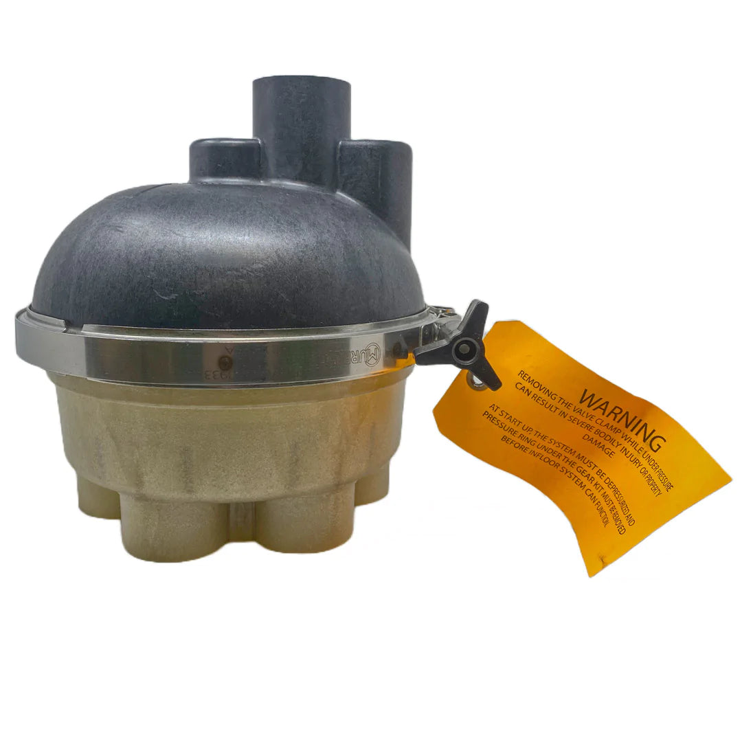 6 Port Top Feed 1 1/2" T-Valve W/O Quikstop - Pentair In-Floor(A&A)