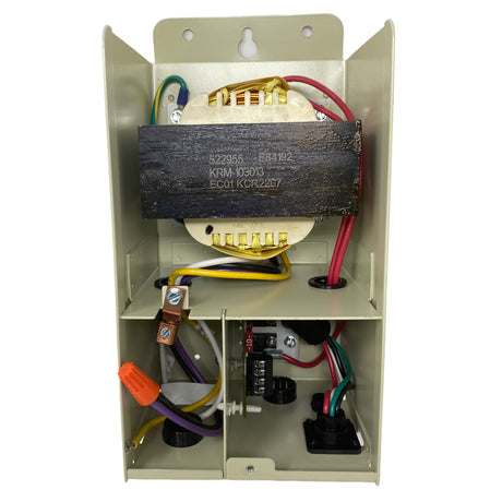 Pentair IntelliChlor salt chlorine generator power center wiring and transformer assembly in metal enclosure