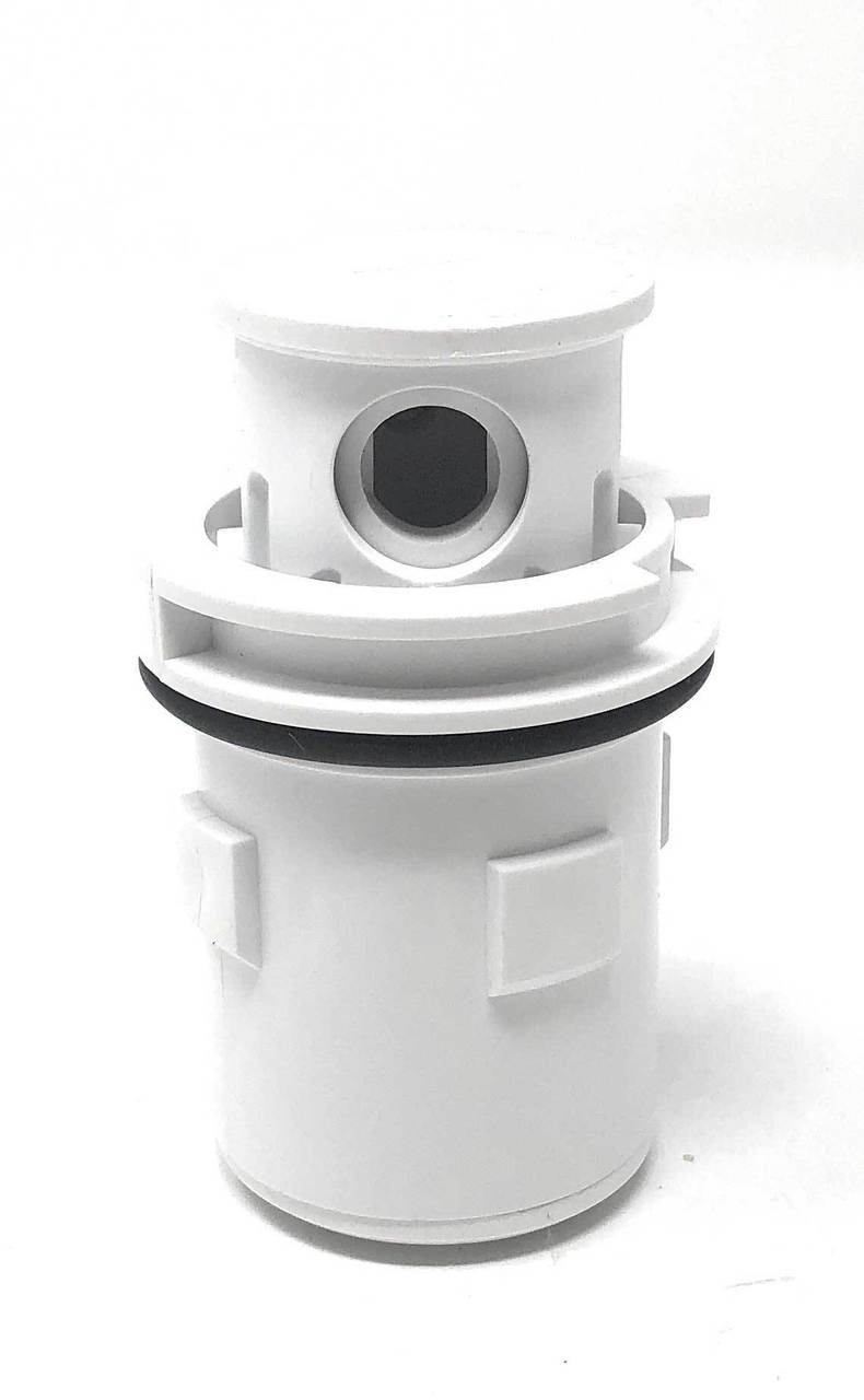A&A Gamma Series 4 Adjustable Flow Pop Up Head (White) - nozzle extended