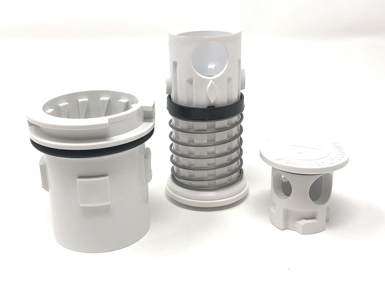 A&A Gamma Series 4 Adjustable Flow Pop Up Heads (White)
