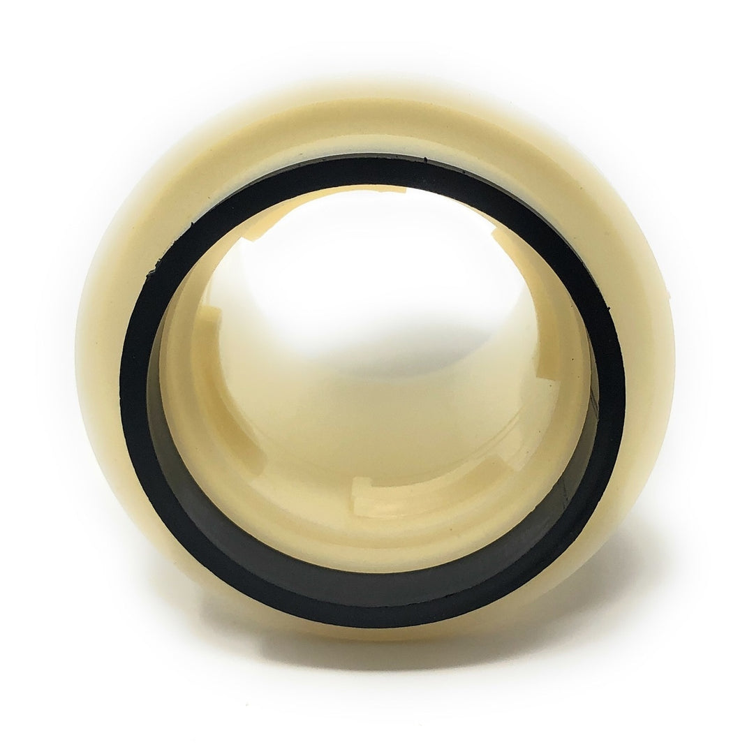 top view of colored ring on collar- A&A Gamma Series 3/4 Color Ring (Black) - ePoolSupply