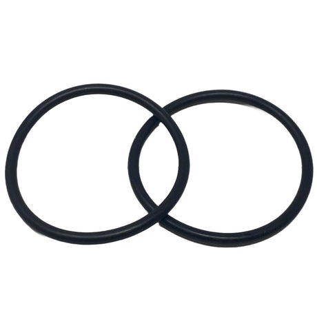 Two black rubber O-rings for Pentair heater service package
