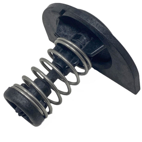 Black spring-loaded heater valve plunger assembly