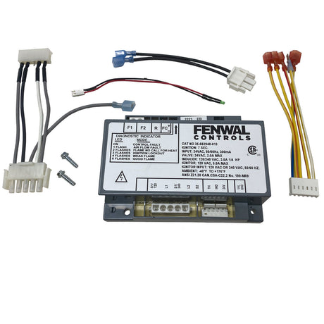 Fenwal Controls heater control module with wiring harnesses and connectors