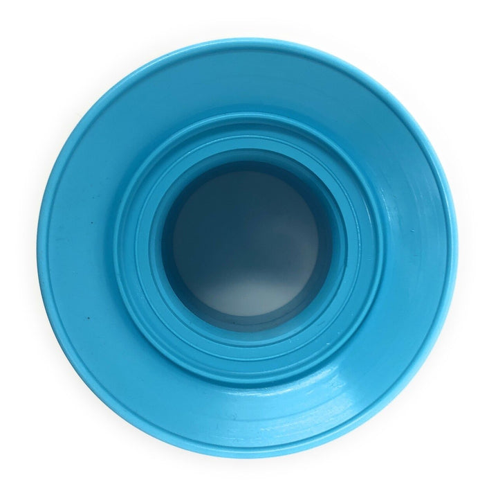 A&A Style 2 Vinyl Collar Body (Vinyl Blue) - Top View