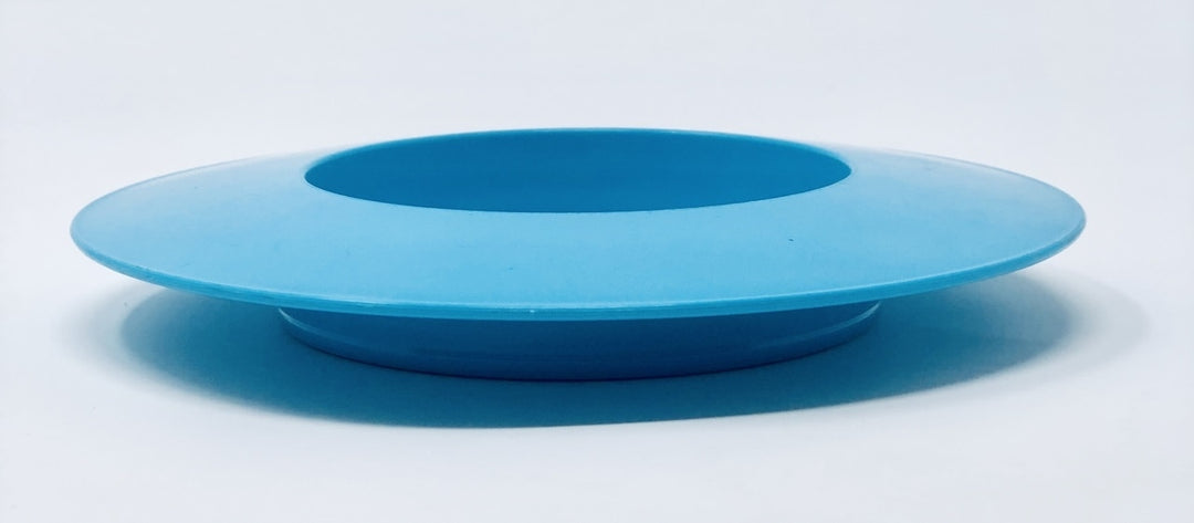 A&A Style 2 Vinyl Collar Top Plate (Vinyl Blue) - Side View