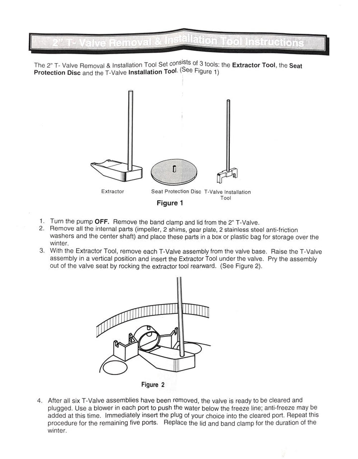 A&A T-Valve Installation & Removal Tool Set - Instructions Page 2