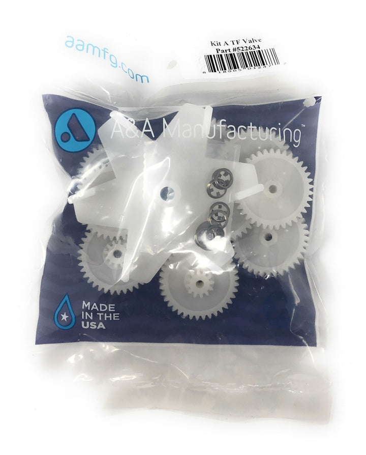 View in Package - A&A Top Feed Gear Kit for 5 & 6 Port Water Valves - ePoolSupply