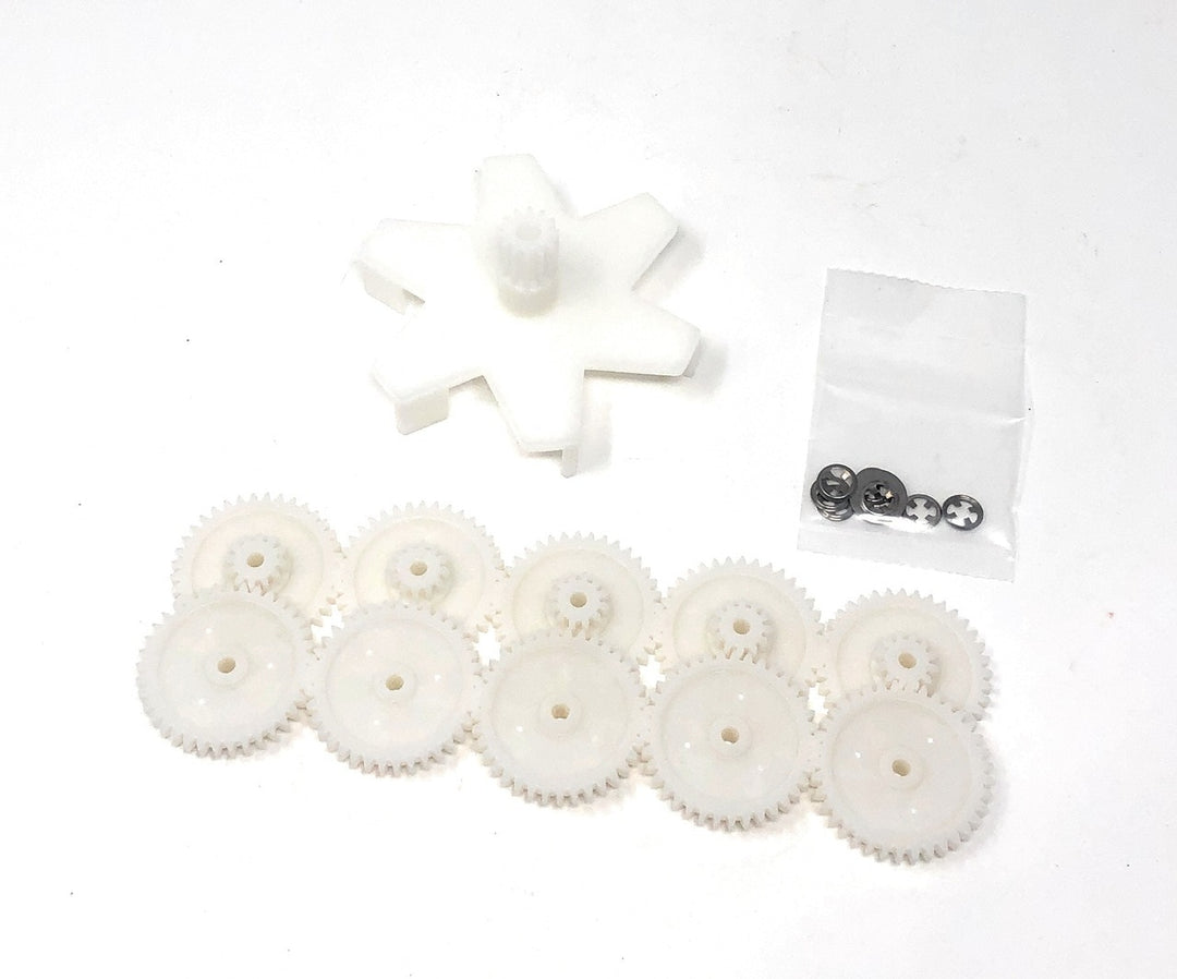 Top View - A&A Top Feed Gear Kit for 5 & 6 Port Water Valves - ePoolSupply
