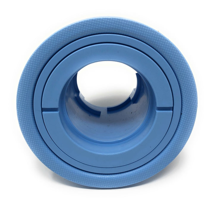 Blue Square Q360 Pop Up Head Vinyl Collar (Blue) - Top View