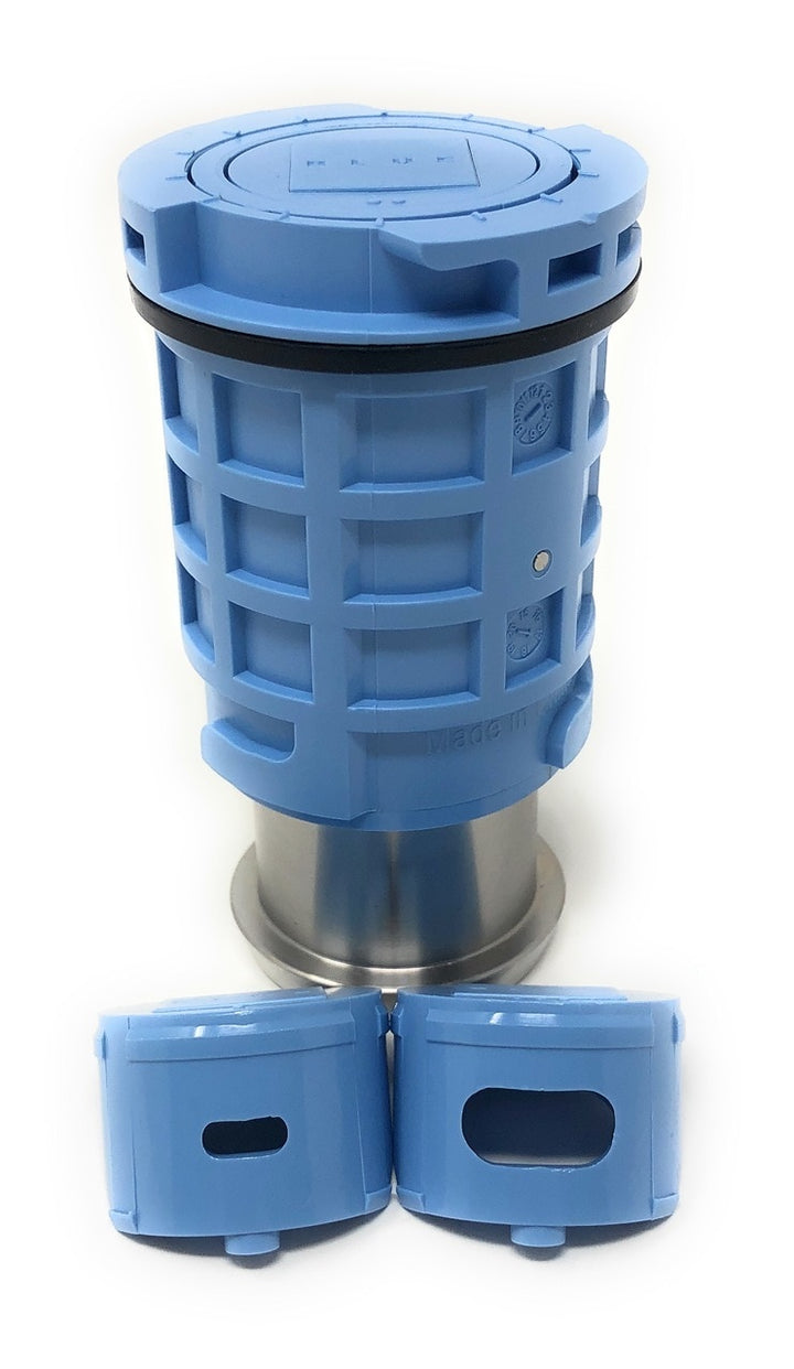 Blue Square Q360 Pop Up Head with Nozzles (Blue) - ePoolSupply