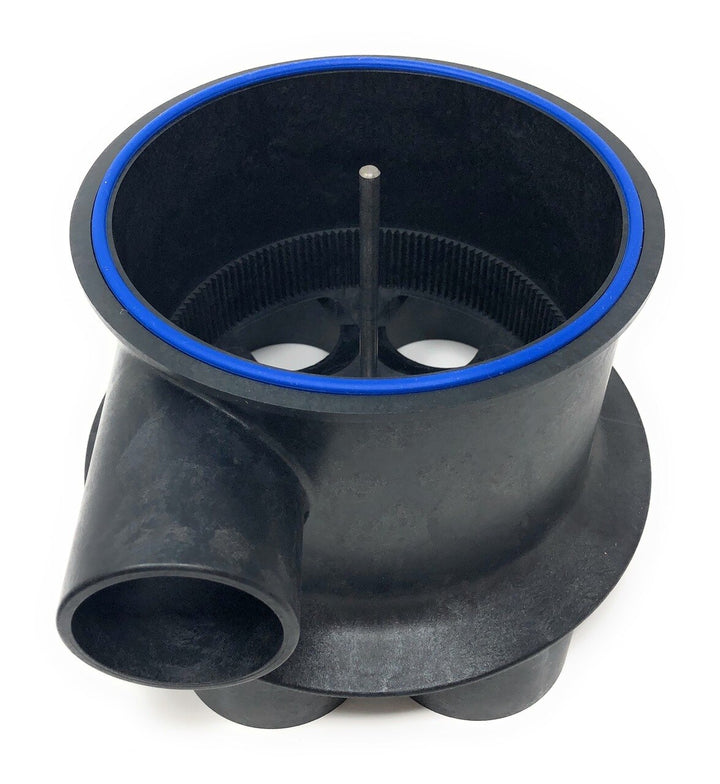 Top View on body - Blue Square Q360 In-Floor Cleaning System Water Valve Lid O-Ring - ePoolSupply
