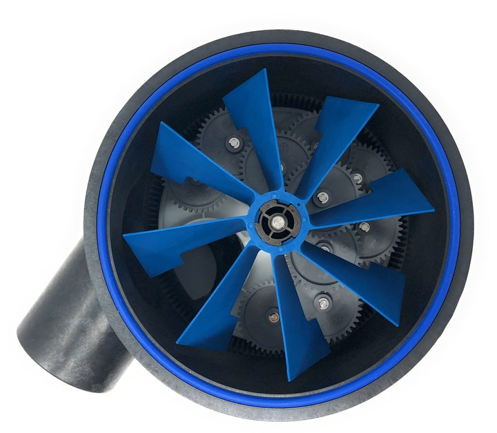 Blue Square Q360 Valve with P6 Adapter - Top View
