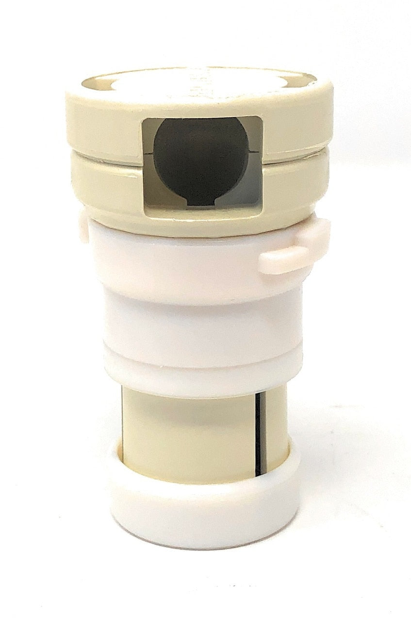 Caretaker 99 Bayonet In-Floor Pool Cleaning Head (Light Cream) - Front View