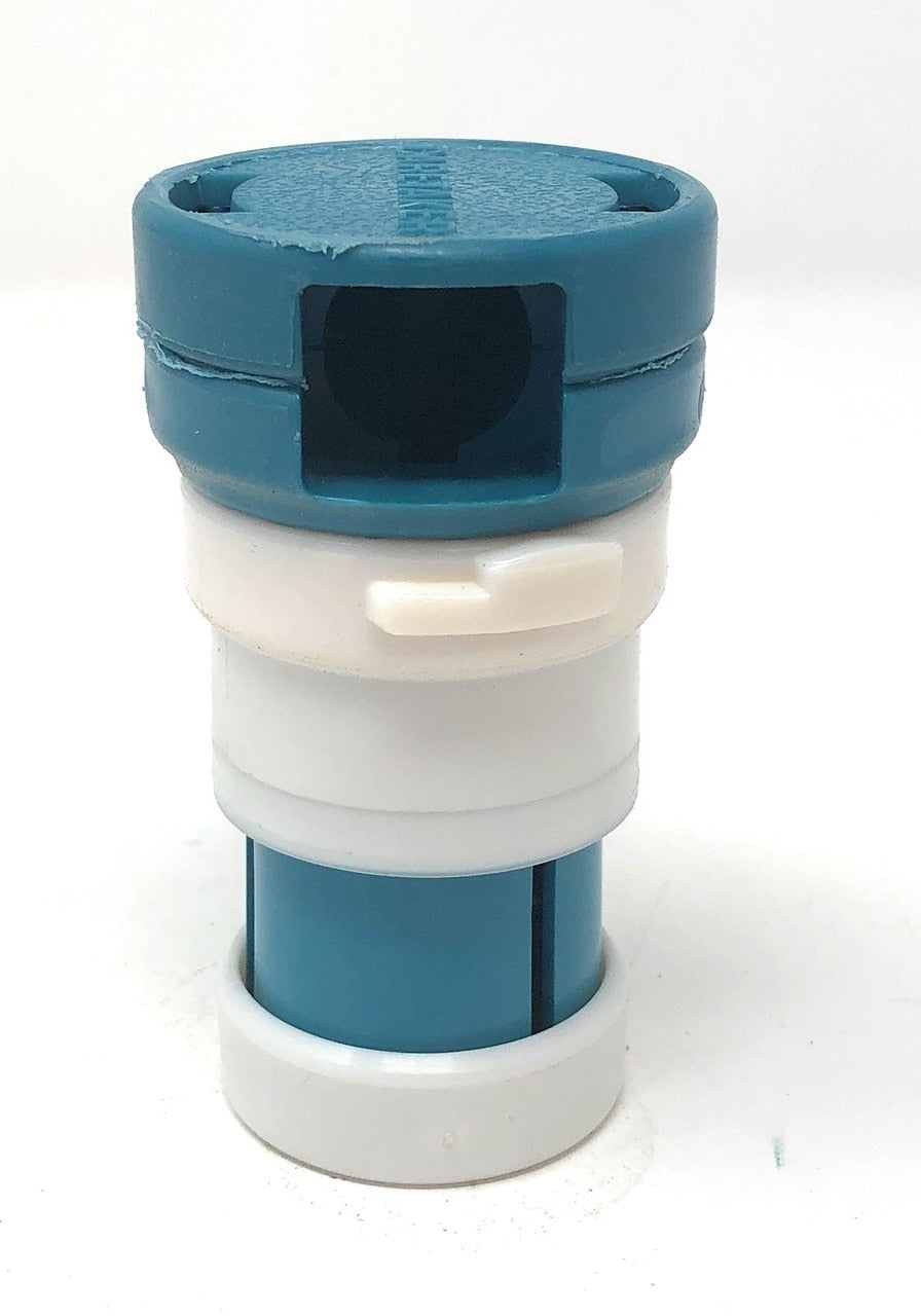 Caretaker 99 Bayonet In-Floor Pool Cleaning Head (Tile Blue) - Front View