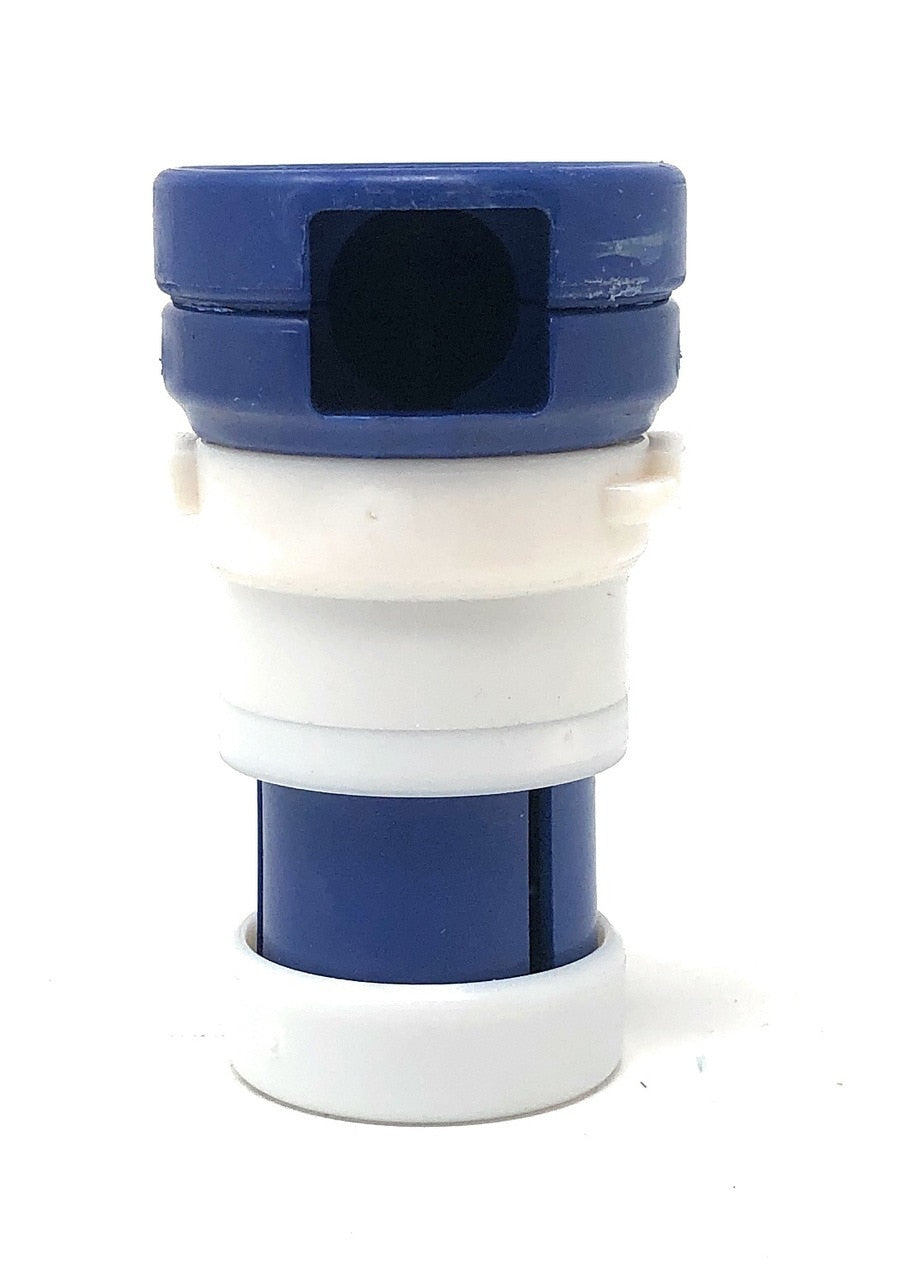 Caretaker 99 Bayonet In-Floor Pool Cleaning Head (Dark Blue) - Front View