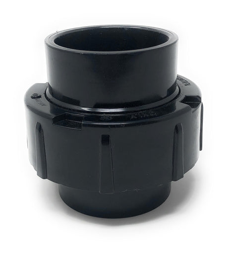 Caretaker 5-Port 2" Water Valve Complete Union Assembly - Side View