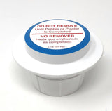 Caretaker 99 In-Floor Cleaning Head Collar 2.5" (Bright White) - With Plaster Cap