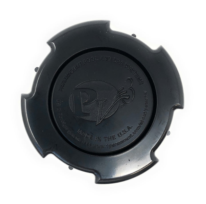 Top View - Paramount PV3 Pop Up Head with Nozzle Caps (Black) - ePoolSupply
