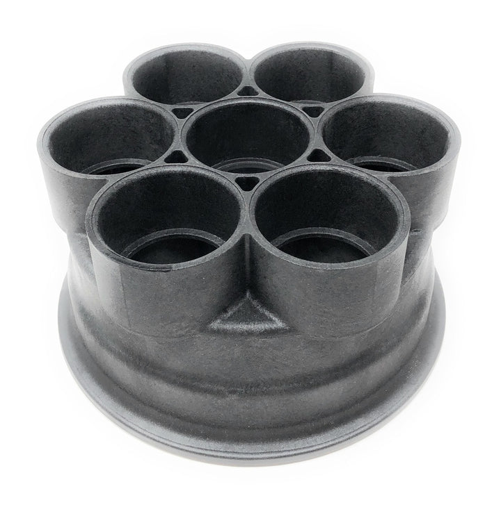 Paramount 6-Port 2" Water Valve Base (Black) - ePoolSupply