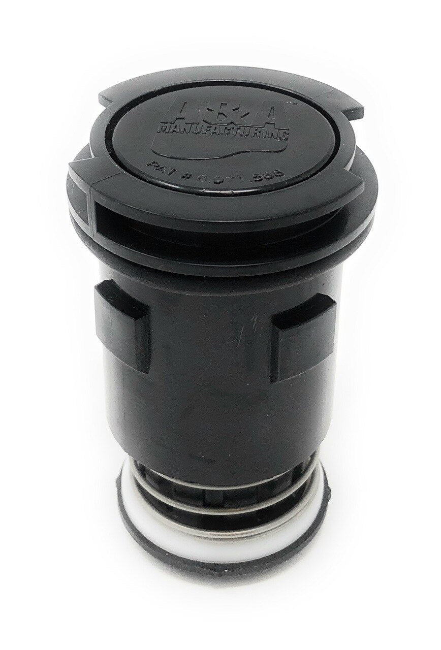 A&A Gamma Series 4 Adjustable Flow Pop Up Head (Black) - front view
