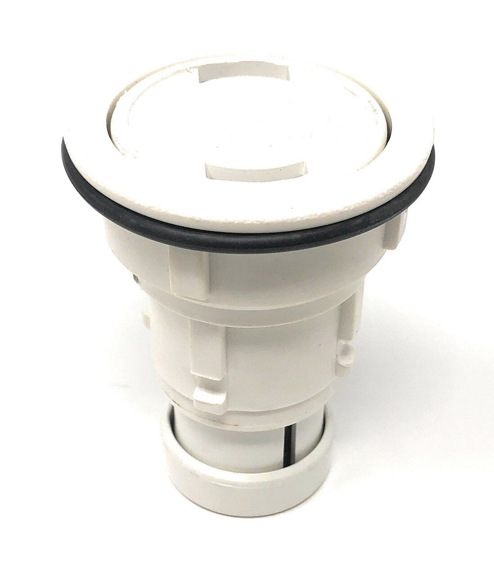 Angled Top View - Caretaker RetroClean Style 1 Pop Up Head with Standard Nozzle (White) - ePoolSupply